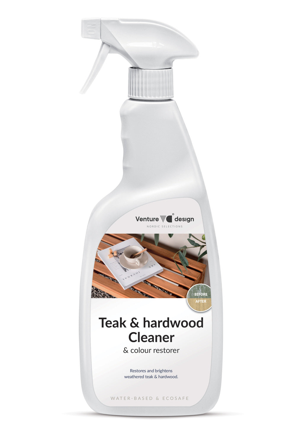 Teak and hardwood cleaner