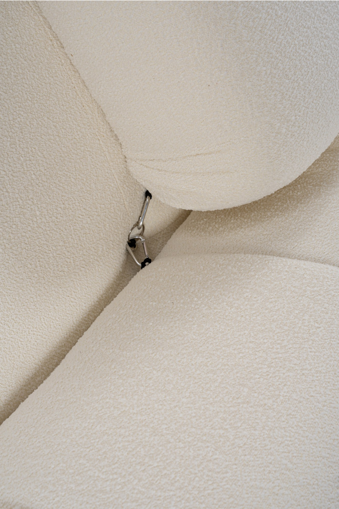 Bubble 3-seters Divansofa White Bouclé