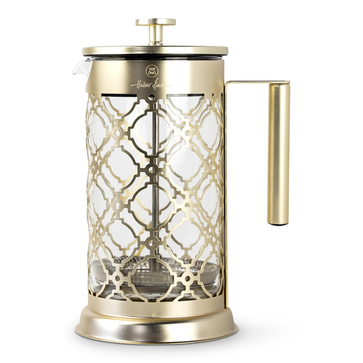 Cape presskanne 1L matt champagne