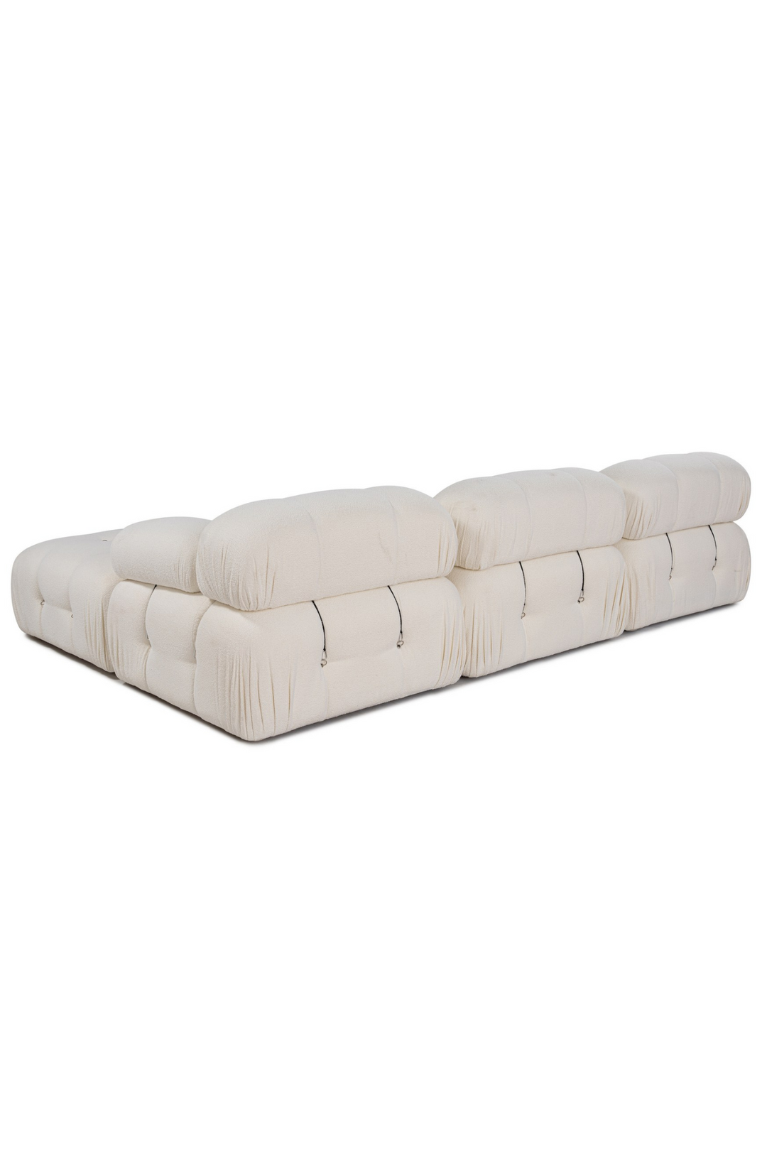 Bubble 3-seters Divansofa White Bouclé