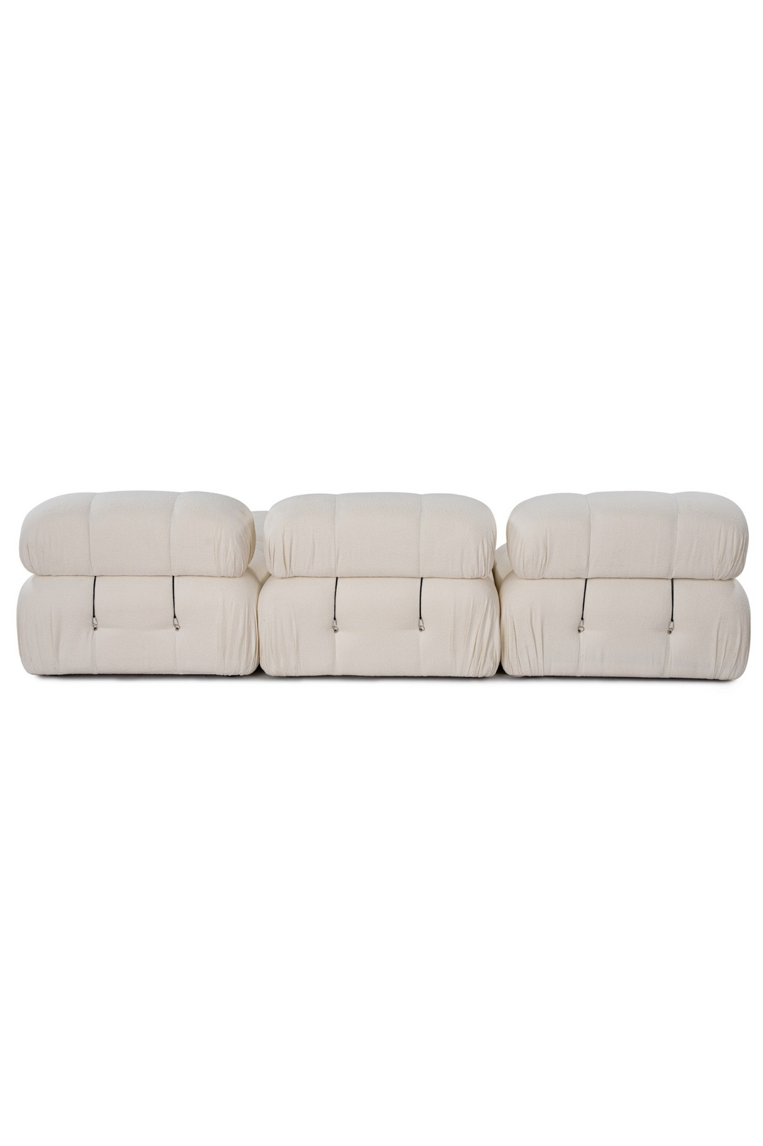 Bubble 3-seters Divansofa White Bouclé