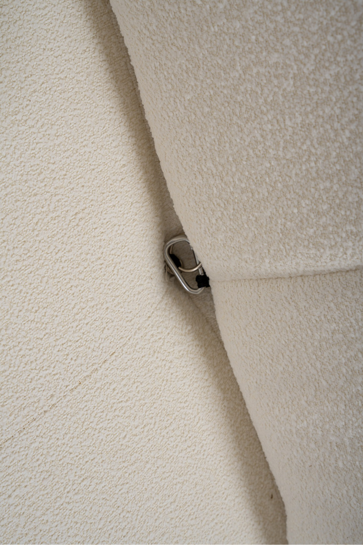 Bubble 3-seters Divansofa White Bouclé