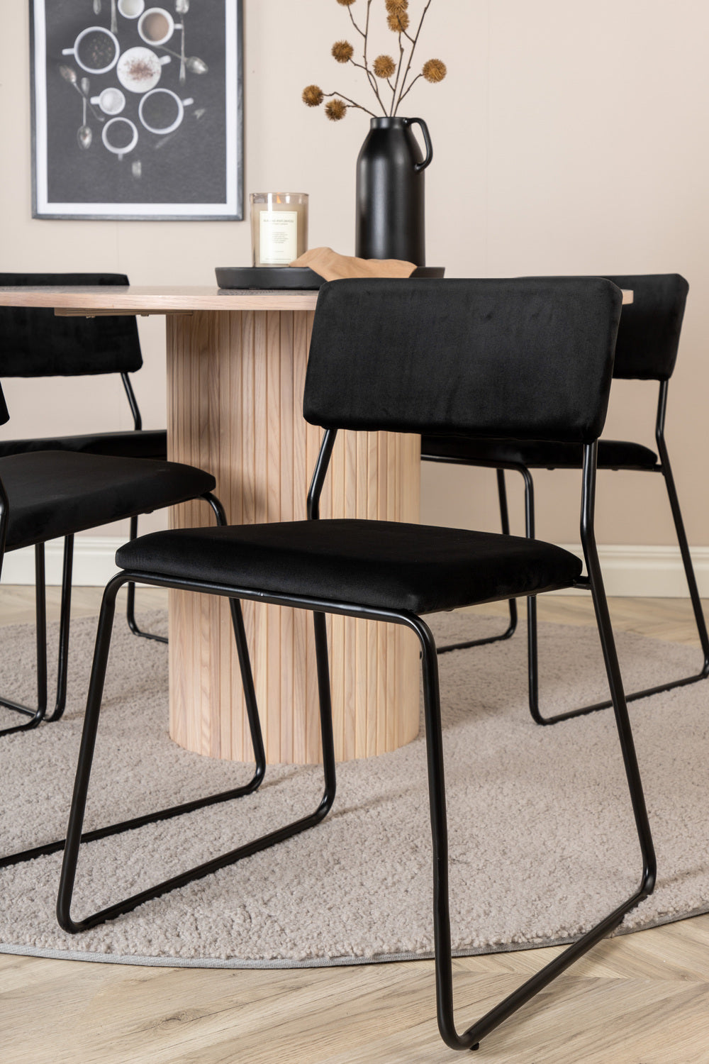 Spisestol Kenth Velour 2-pk