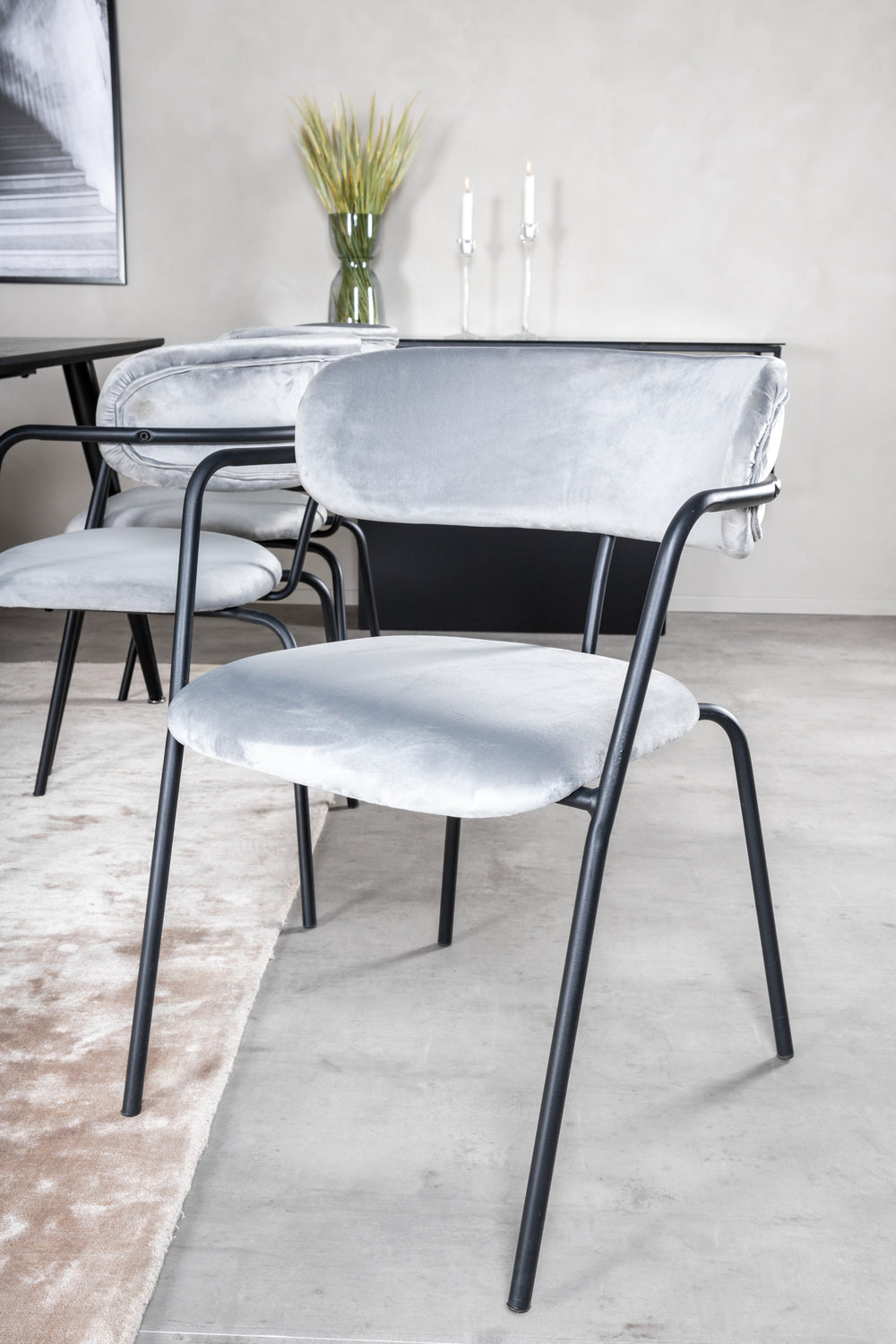 Spisestol Arrow Velour 2-pk