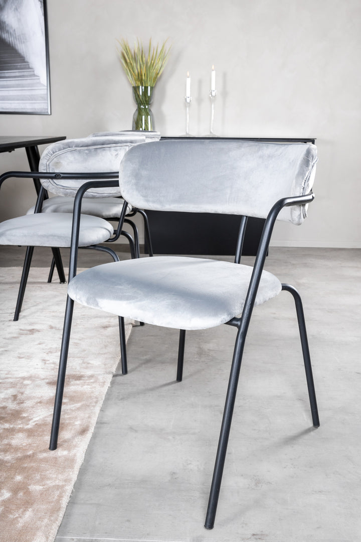 Spisestol Arrow Velour 2-pk