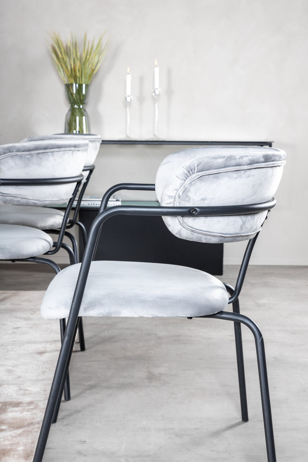 Spisestol Arrow Velour 2-pk